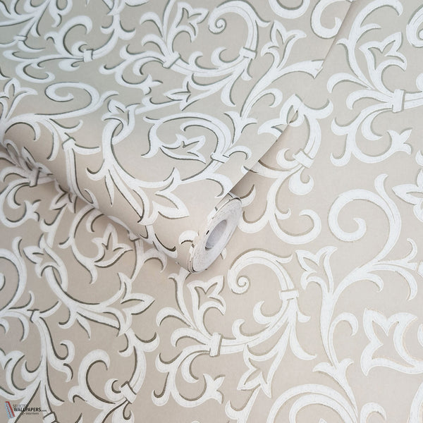 Brodsworth Tapete in Natural von 1838 wallcoverings — Rolle