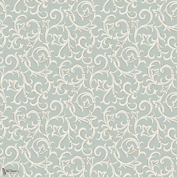 Brodsworth Tapete in Seafoam von 1838 wallcoverings
