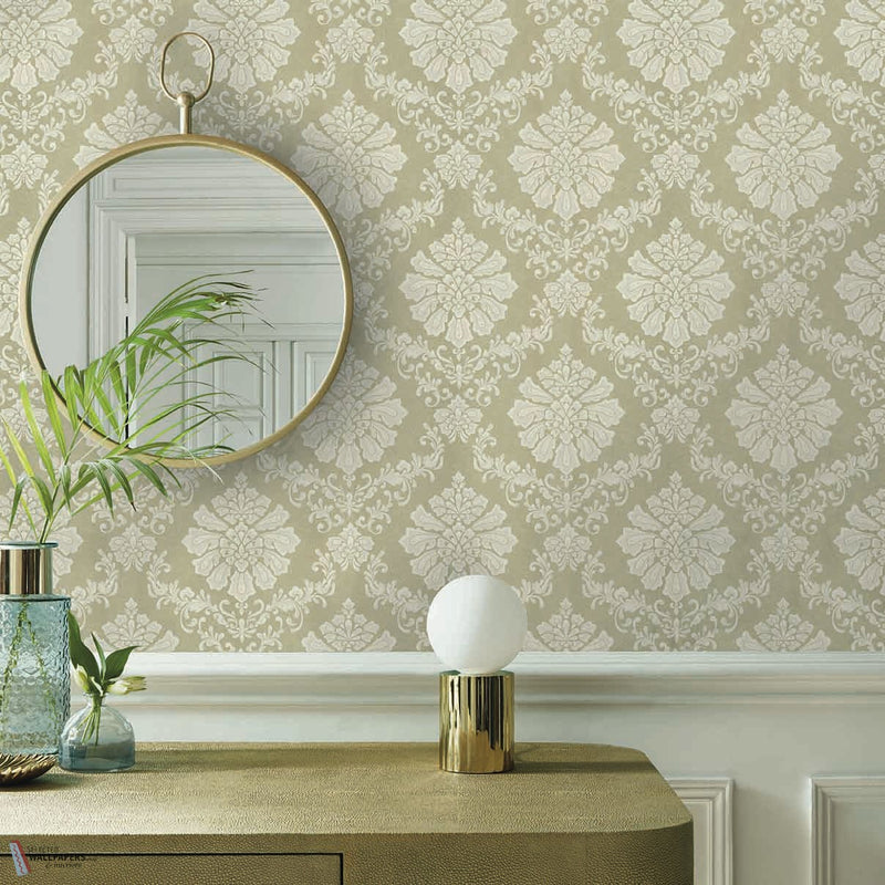 Broughton wallpaper in God by 1838 wallcoverings — interior