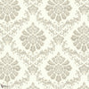 Broughton wallpaper in Grey by 1838 wallcoverings