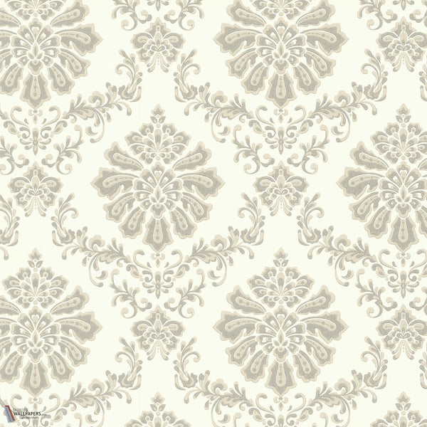 Broughton wallpaper in Grey by 1838 wallcoverings