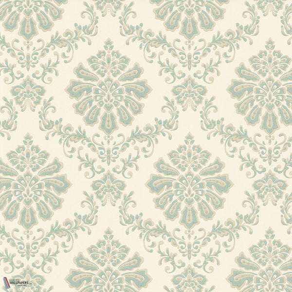 Broughton wallpaper in Seafoam by 1838 wallcoverings