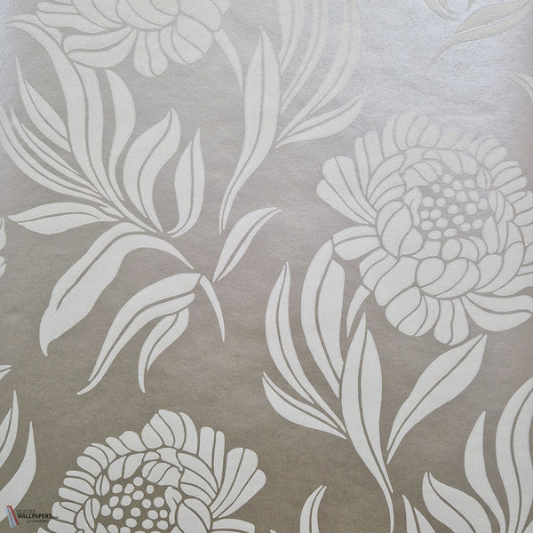 Chatsworth wallpaper in Taupe by 1838 wallcoverings