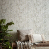 Fusion wallpaper in Pearl by 1838 wallcoverings — interior