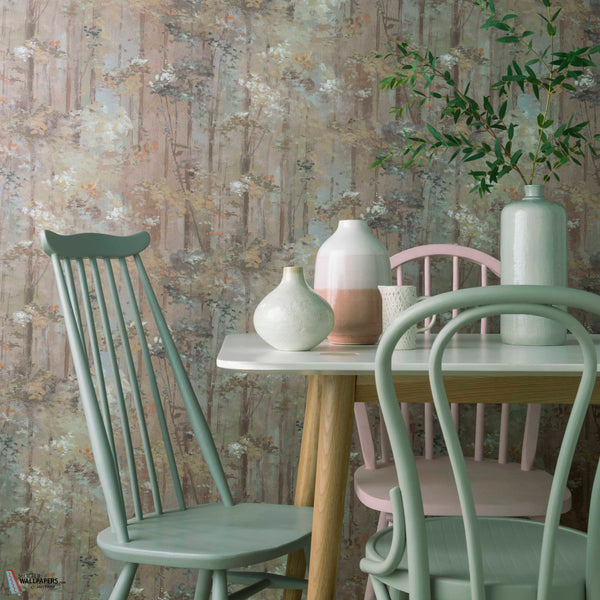 Glade behang in Beach van 1838 wallcoverings — interieur