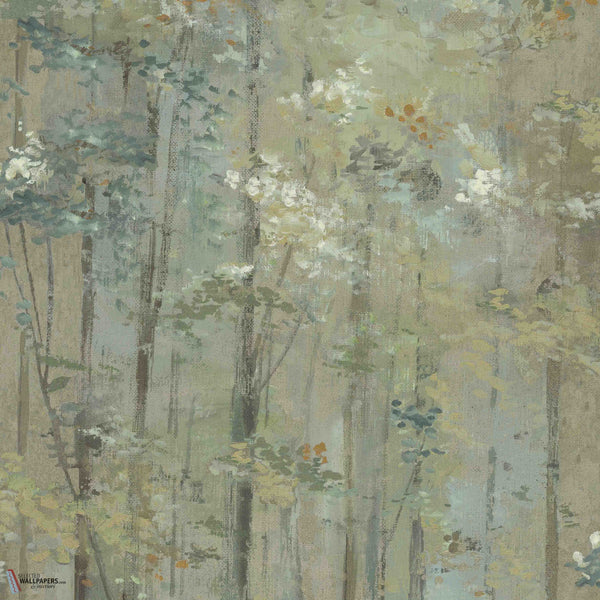Glade behang in Moss van 1838 wallcoverings