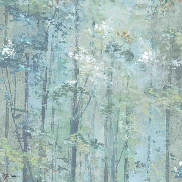 Glade behang in Seafoam van 1838 wallcoverings