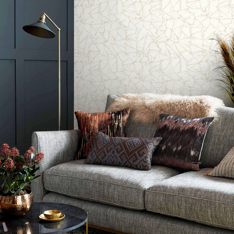 Glaze papier peint en Ivory de 1838 wallcoverings — intérieur
