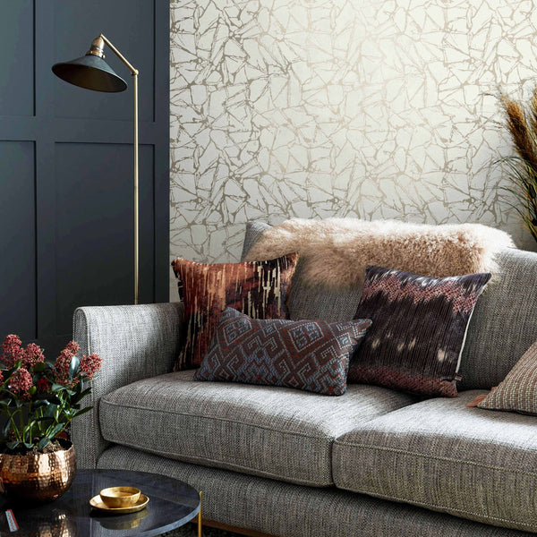 Glaze Tapete in Natural von 1838 wallcoverings — Interieur