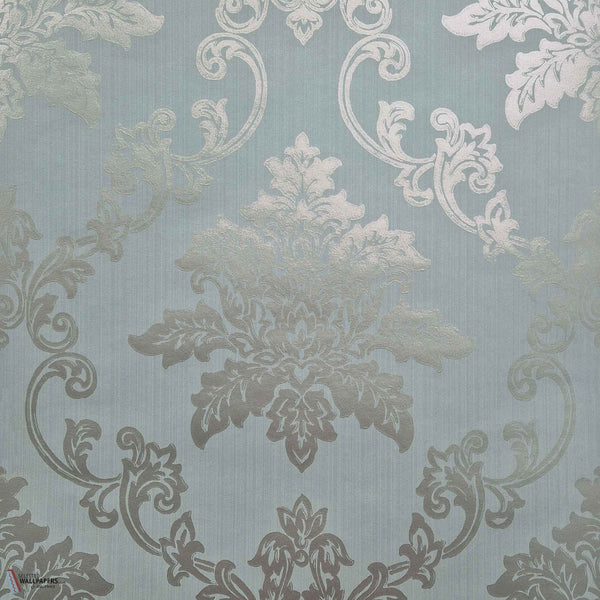 Hampton behang in Duck Egg van 1838 wallcoverings