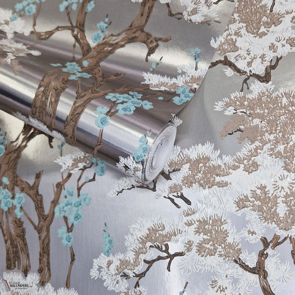 Harewood wallpaper in Foil by 1838 wallcoverings — roll