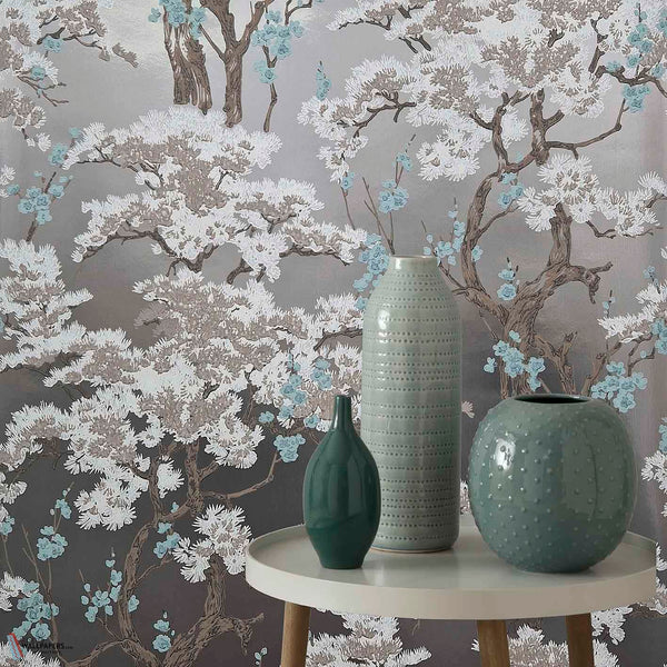 Harewood Tapete in Foil von 1838 wallcoverings — Interieur