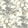 Harewood wallpaper in Grey by 1838 wallcoverings