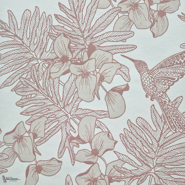 Hummingbird wallpaper in Beach by 1838 wallcoverings