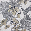 Hummingbird behang in Jet van 1838 wallcoverings