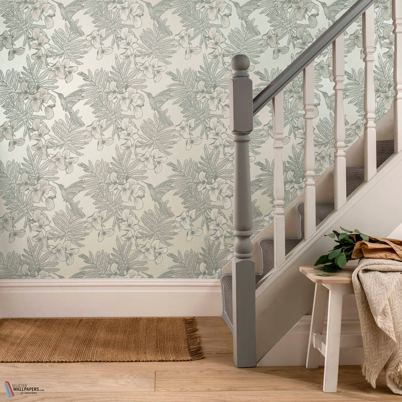 Hummingbird papier peint en Mist de 1838 wallcoverings — intérieur
