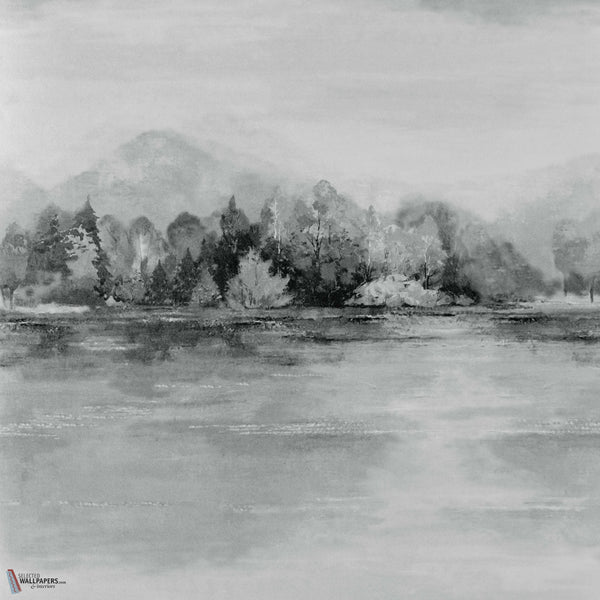 Lakeside wallpaper in Pewter by 1838 wallcoverings