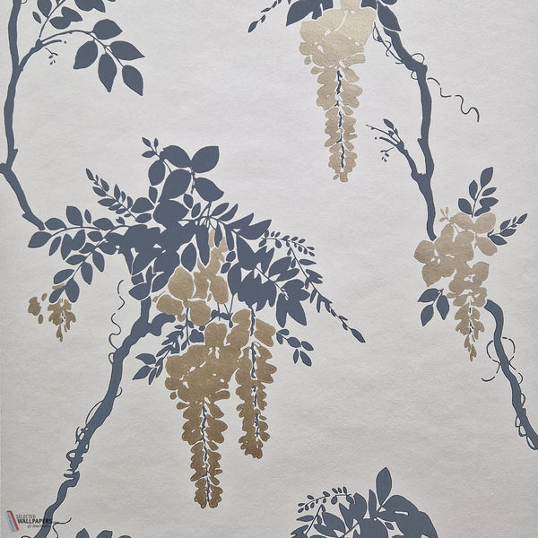 Leonora Tapete in Gold von 1838 wallcoverings