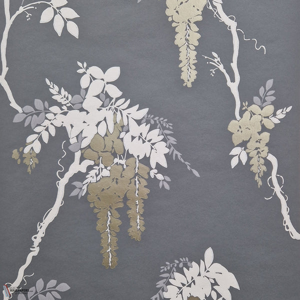 Leonora Tapete in Gray von 1838 wallcoverings