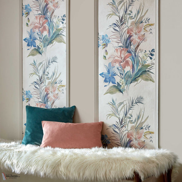 Liliana Tapete in Cream von 1838 wallcoverings — Interieur