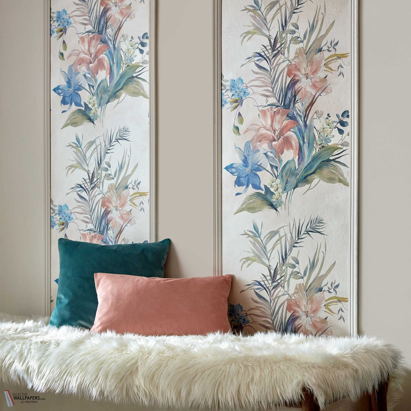 Liliana papier peint en Cream de 1838 wallcoverings — intérieur