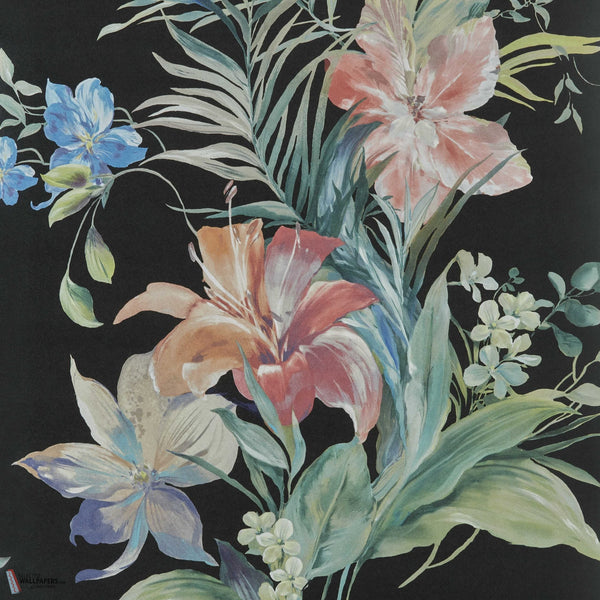 Liliana Tapete in Jet von 1838 wallcoverings