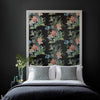 Liliana Tapete in Jet von 1838 wallcoverings — Interieur
