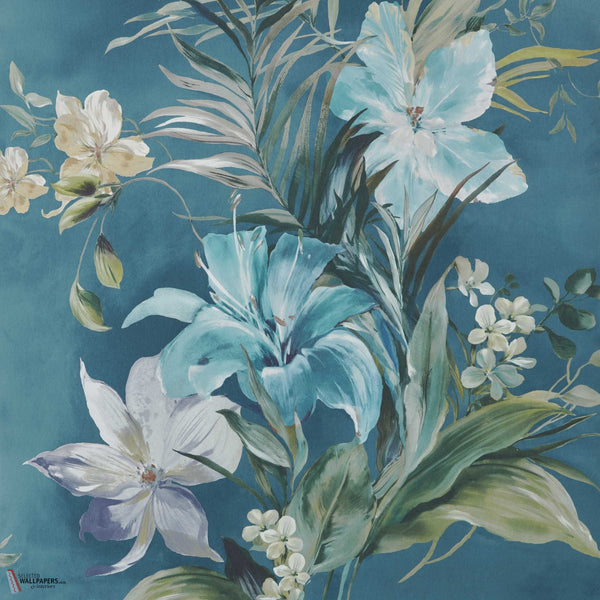 Liliana Tapete in Peacock von 1838 wallcoverings