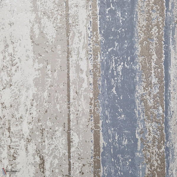 Linea wallpaper in Denim by 1838 wallcoverings