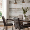 Linea Tapete in Gold von 1838 wallcoverings — Interieur