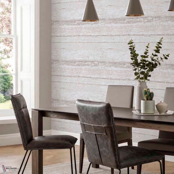 Linea Tapete in Ivory von 1838 wallcoverings — Interieur