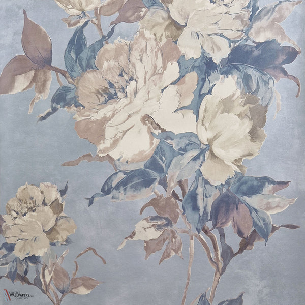 Madama Butterfly Tapete in Denim von 1838 wallcoverings