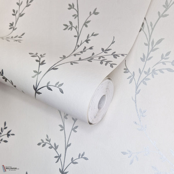 Milton behang in Silver van 1838 wallcoverings — rol