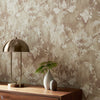 Ornamenta wallpaper in Sand by 1838 wallcoverings — interior