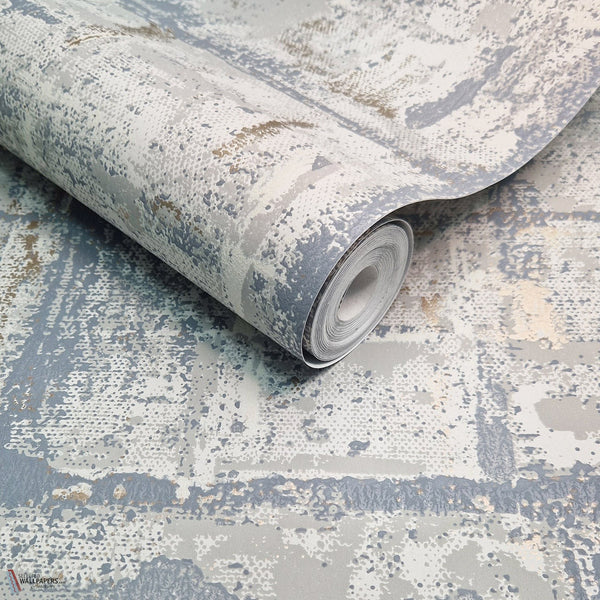 Patina behang in Mist van 1838 wallcoverings — rol