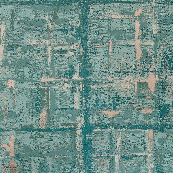 Patina behang in Seafoam van 1838 wallcoverings