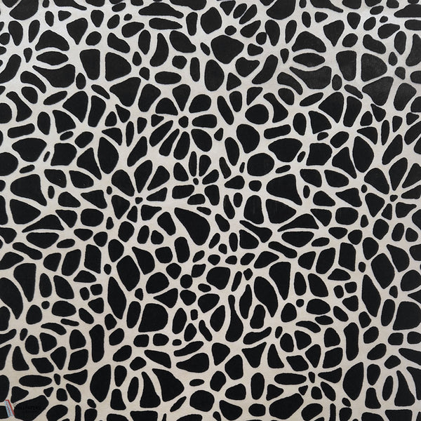 Pebble wallpaper in Jet by 1838 wallcoverings
