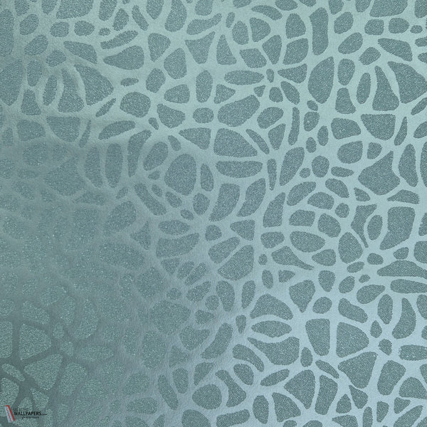 Pebble wallpaper in Seafoam by 1838 wallcoverings