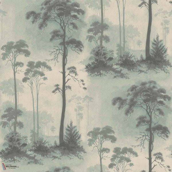Prior Park behang in Duck Egg van 1838 wallcoverings