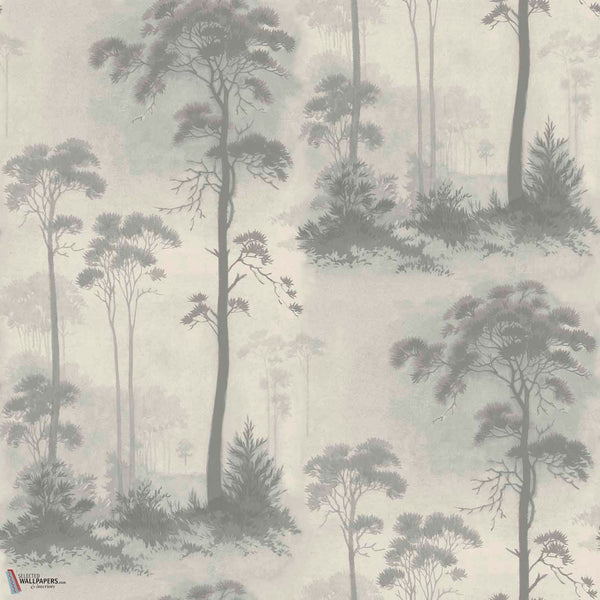 Prior Park behang in Grey van 1838 wallcoverings