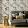 Prior Park behang in Grey van 1838 wallcoverings — interieur