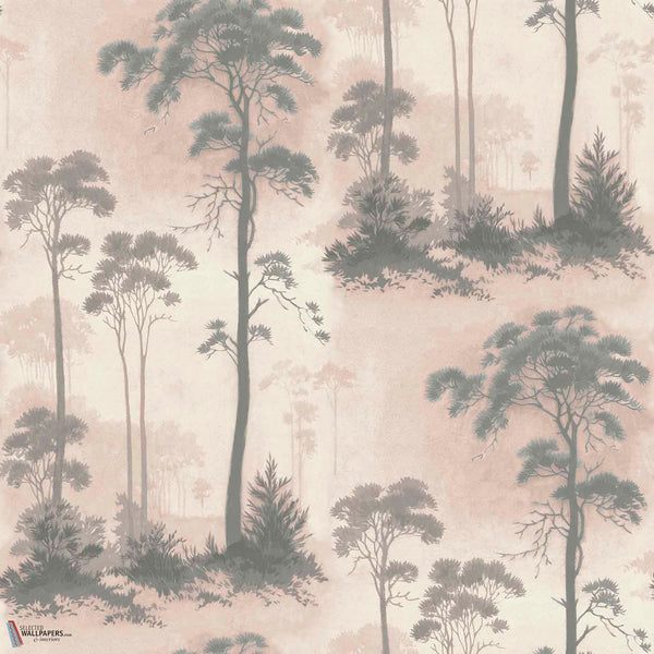 Prior Park behang in Pink van 1838 wallcoverings