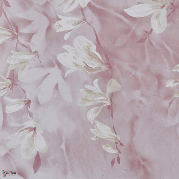 Trailing Magnolia Tapete in Blush von 1838 wallcoverings