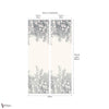 Trailing Magnolia Paperweave Tapete in Mist von 1838 wallcoverings — Interieur
