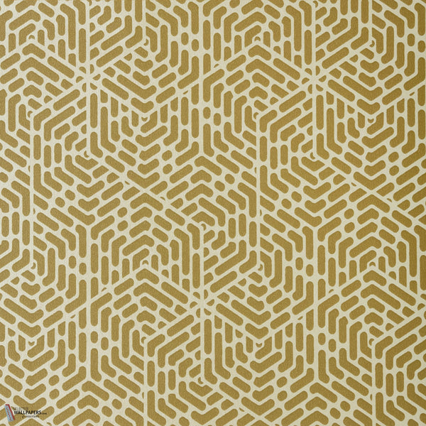 Willow behang in Honey van 1838 wallcoverings