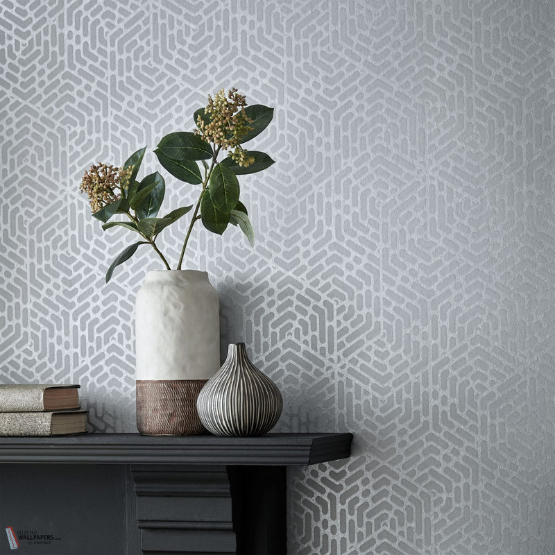 Willow papier peint en Silver de 1838 wallcoverings — intérieur