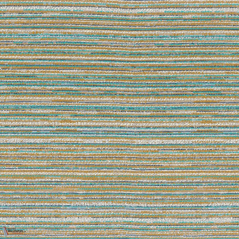 Hopi fabric in Turquoise bleu by Casamance