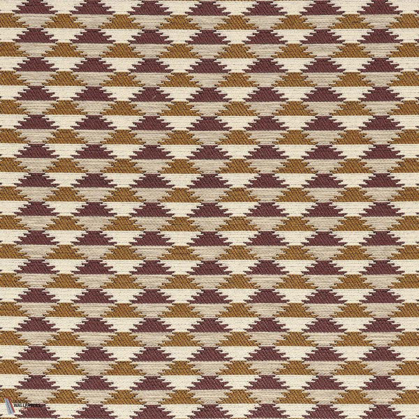 Moki stof-Casamance-Ocre terracotta-Meter (M1)-Selected Wallpapers-Interiors