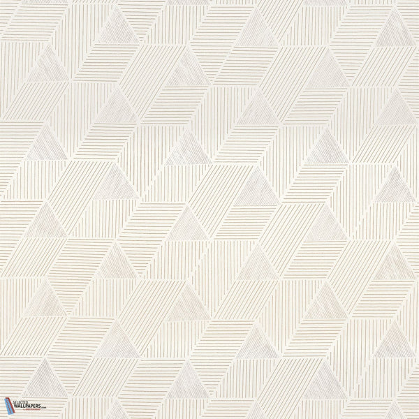 Méroé Tapete-Casamance-Blanc/Doré-Rolle-Selected Wallpapers & Interiors