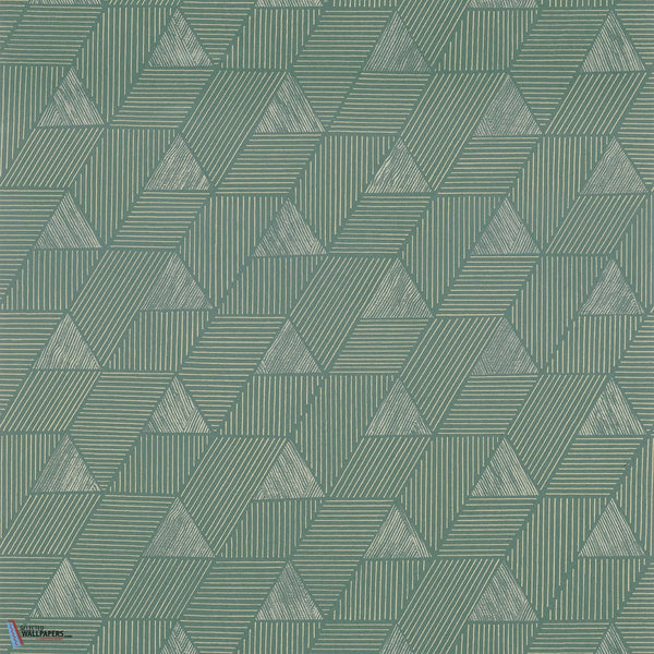Méroé Tapete-Casamance-Lichen/Doré-Rolle-Selected Wallpapers & Interiors